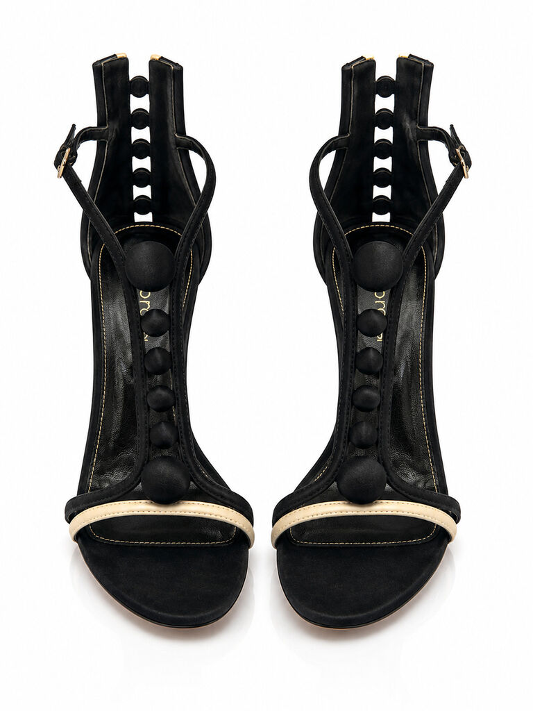 Shoes Satin Bia/Ner