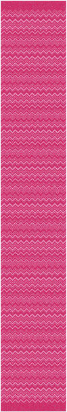 Pink Wavy Textured Beach Towel