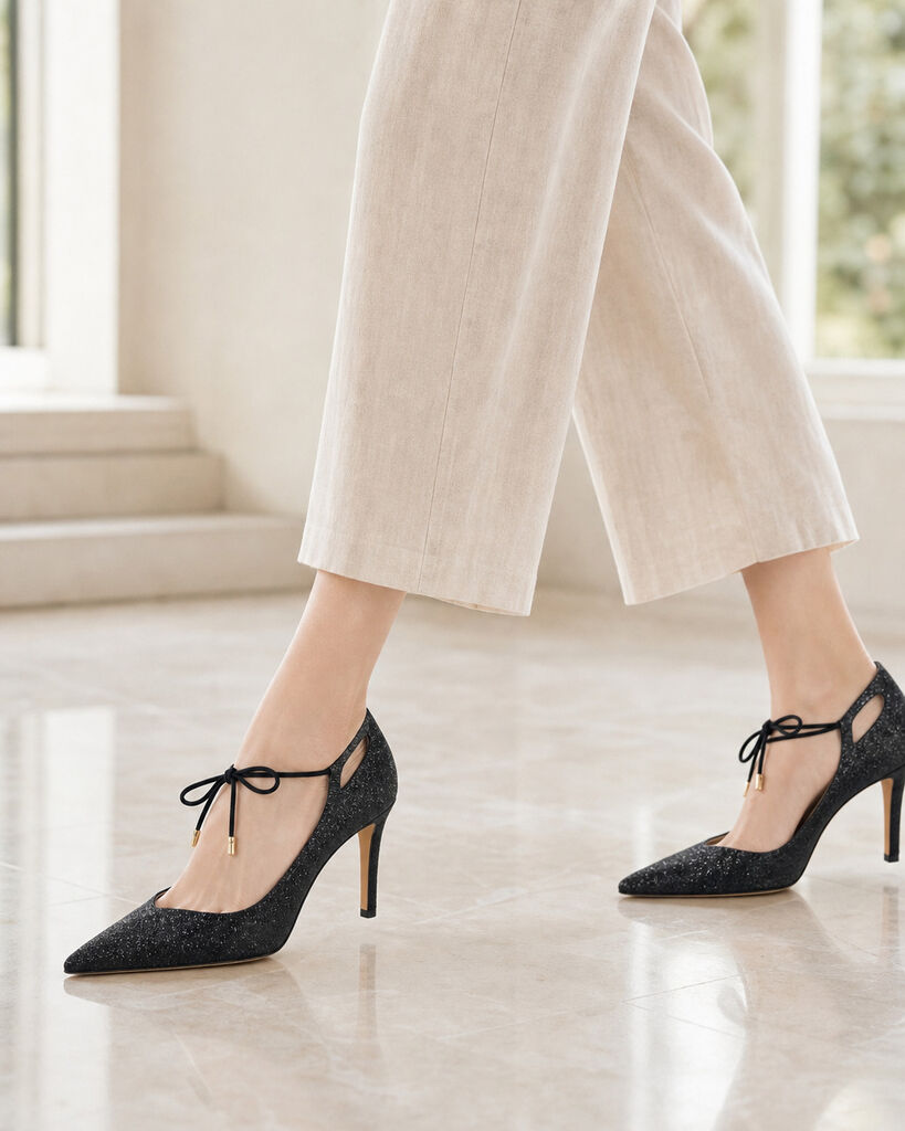 Shoes Glitter NERO