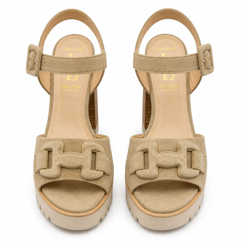 Sandal Camoscio BEIGE