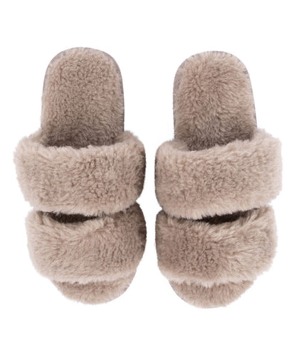 LAUREN FAKE FUR SLIDE