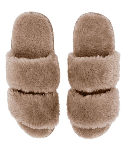 LAUREN FAKE FUR SLIDE
