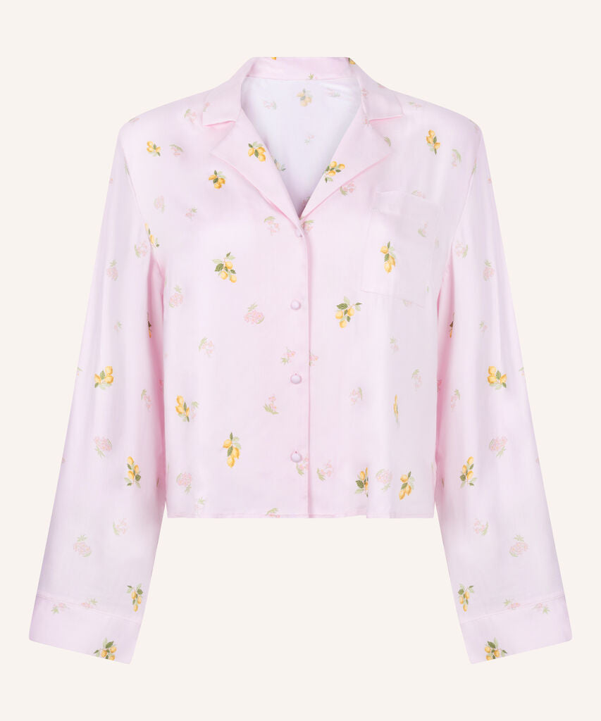 JACKET LS VISCOSE LEMON