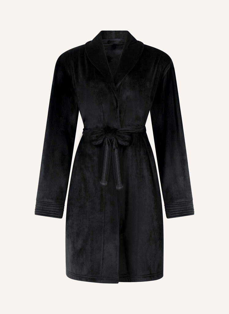 ROBE SHORT FLUFFY FLEECE