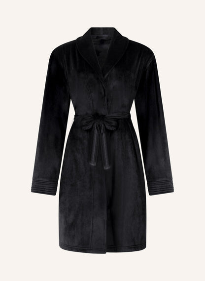 ROBE SHORT FLUFFY FLEECE