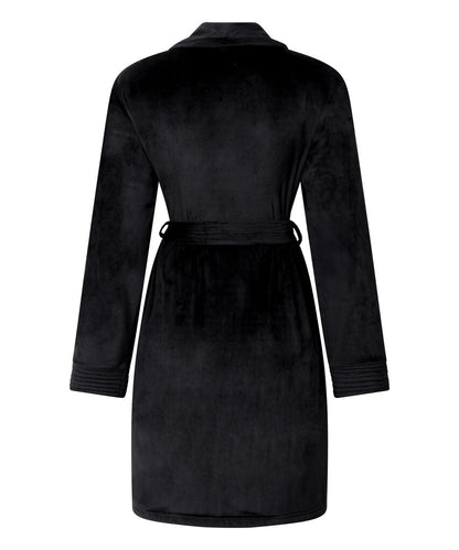 ROBE SHORT FLUFFY FLEECE