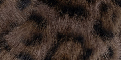 KATE FAKE FUR CROSSED SLIDE