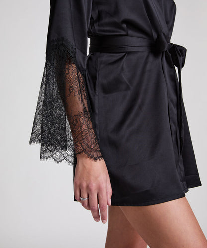 KIMONO SATIN LACE VALERIE