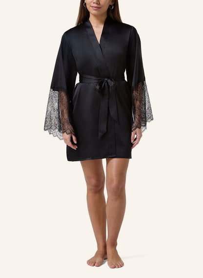 KIMONO SATIN LACE VALERIE