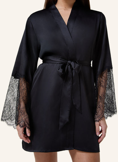 KIMONO SATIN LACE VALERIE