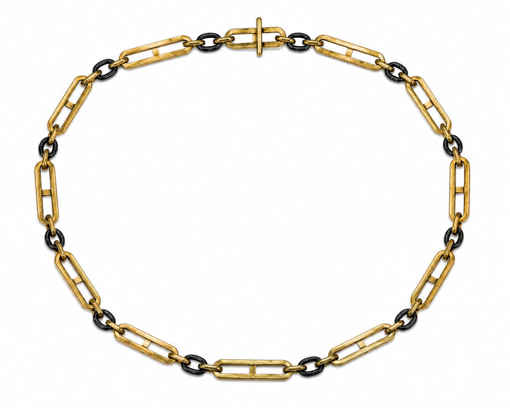 Bold Gold and Black Chain