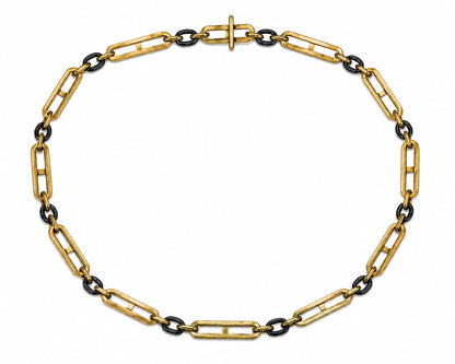 Bold Gold and Black Chain