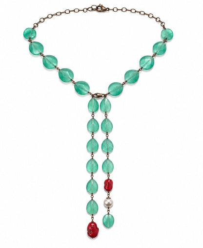 Turquoise Stones Red Accent