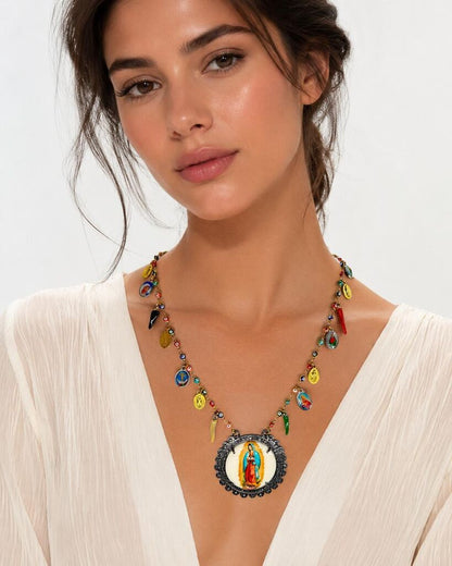 Colorful Charms Virgin Mary