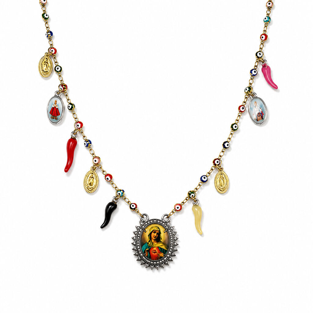 Colorful Charms Virgin Mary