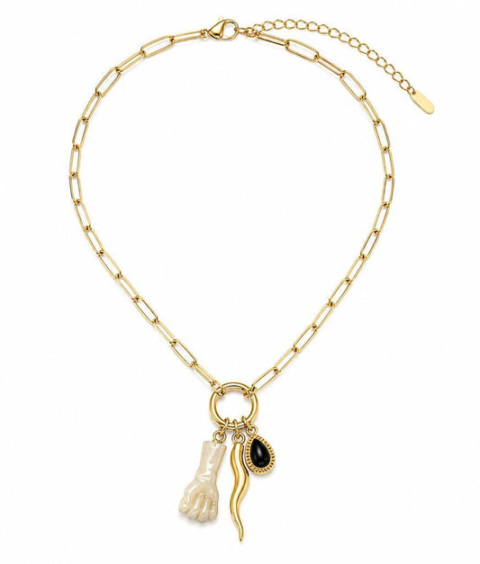 Fist Pepper Gold Accents