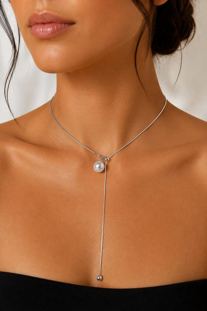 Silver Pearl Pendant