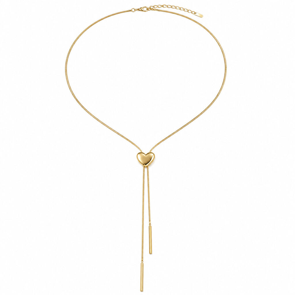 Gold Braided Heart Chains