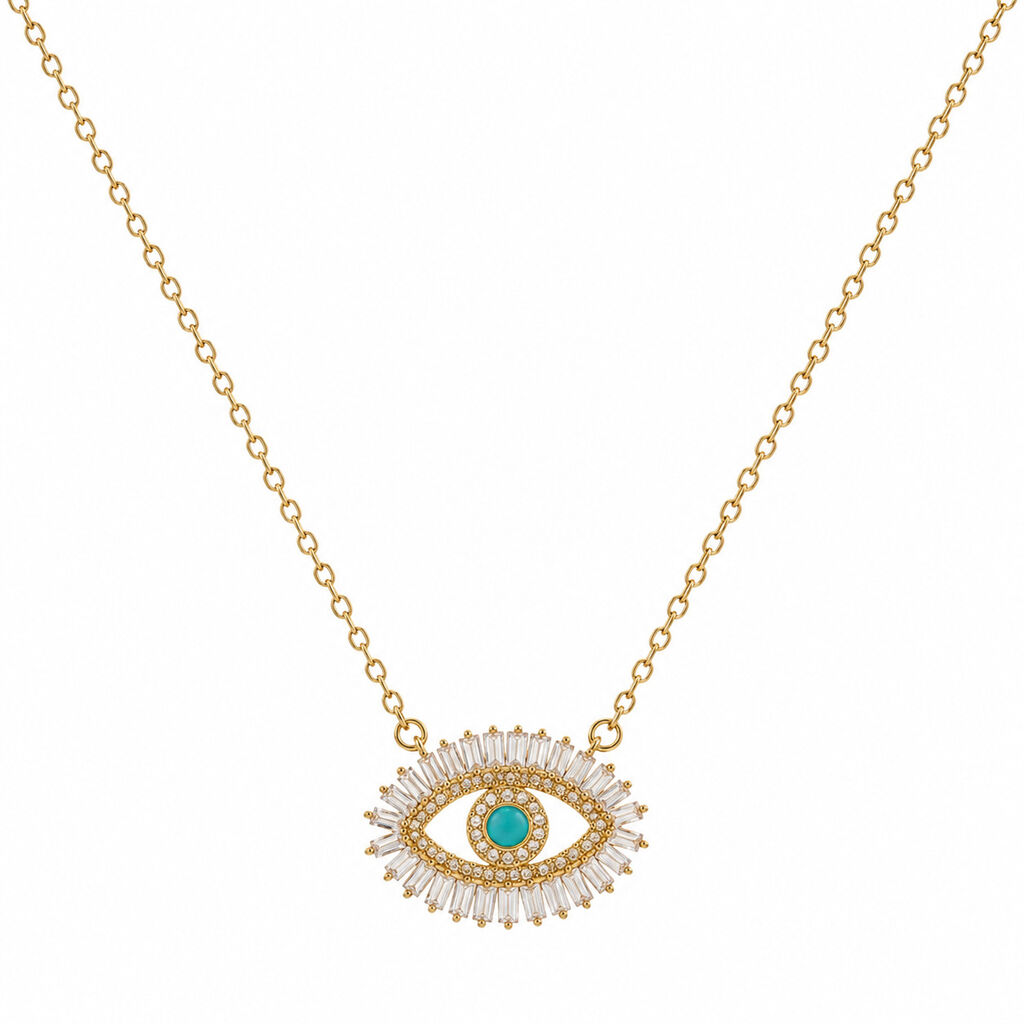Eye Pendant Diamond Frame