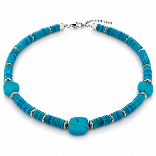 Turquoise Round Gold Mix