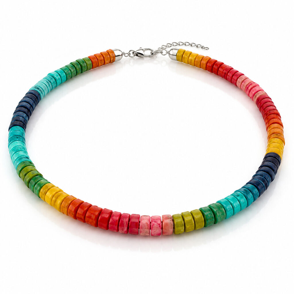 Rainbow Round Beads