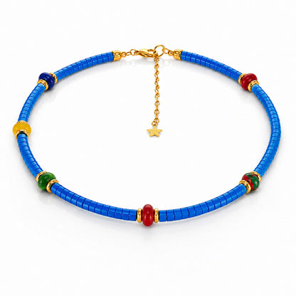 Blue Stones Rainbow Frame