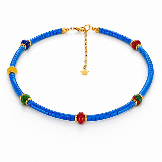 Blue Stones Rainbow Frame