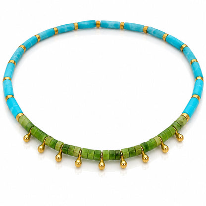 Turquoise Green Gold Mix
