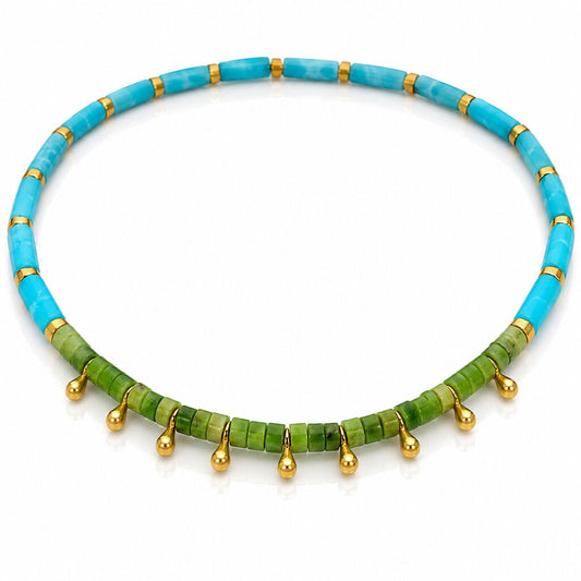 Turquoise Green Gold Mix
