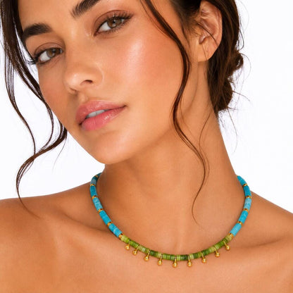 Turquoise Green Gold Mix