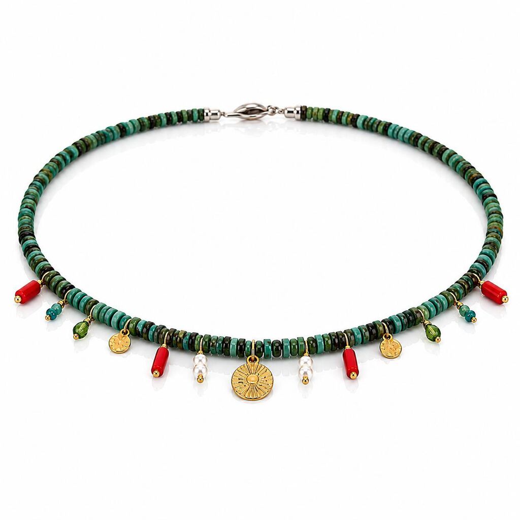 Gray Turquoise Charms