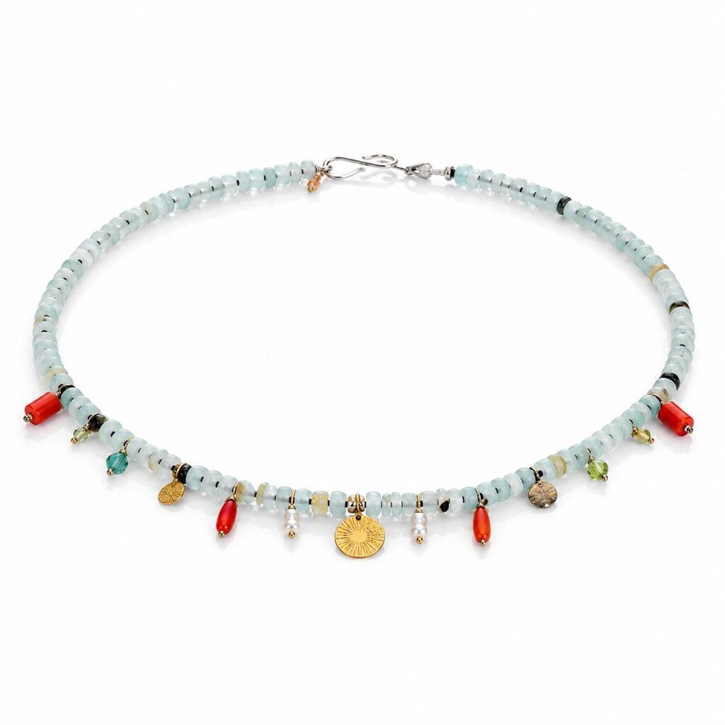 White Colorful Charms