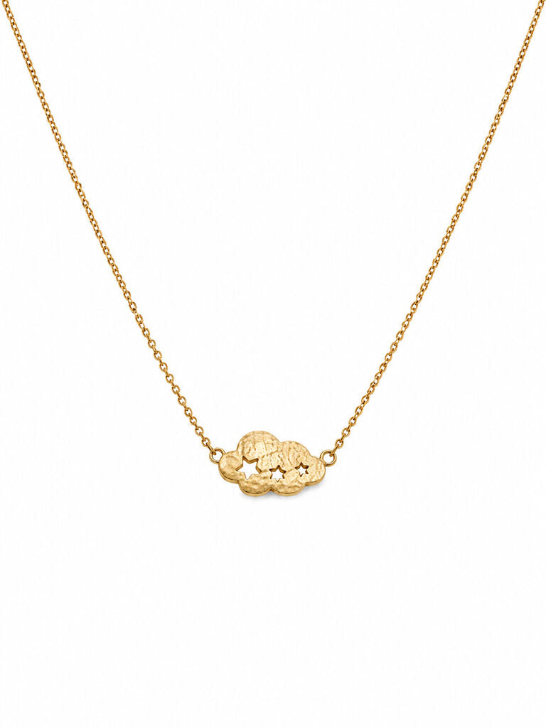 Gold Cloud Stars Charm
