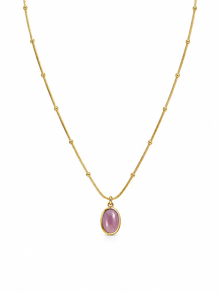 Pink Stone Gold Pattern