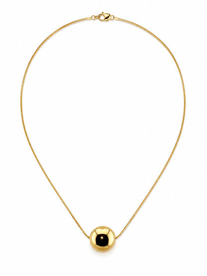 Circular Gold Pendant