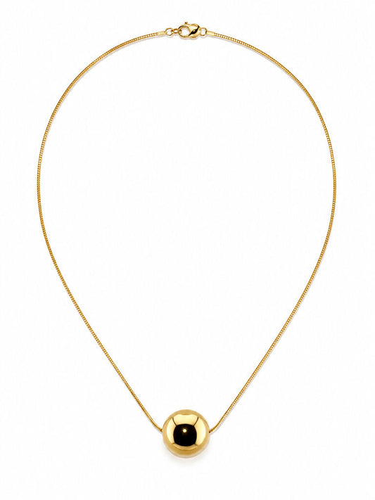 Circular Gold Pendant