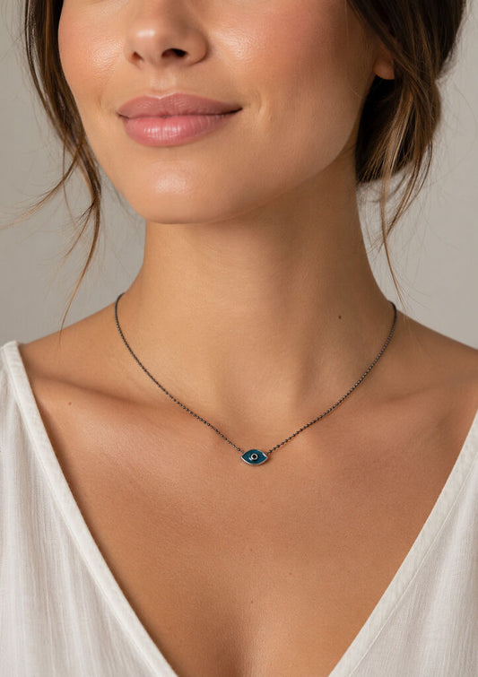 Silver Blue Devil Eye
