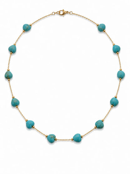 Turquoise Heart Stones