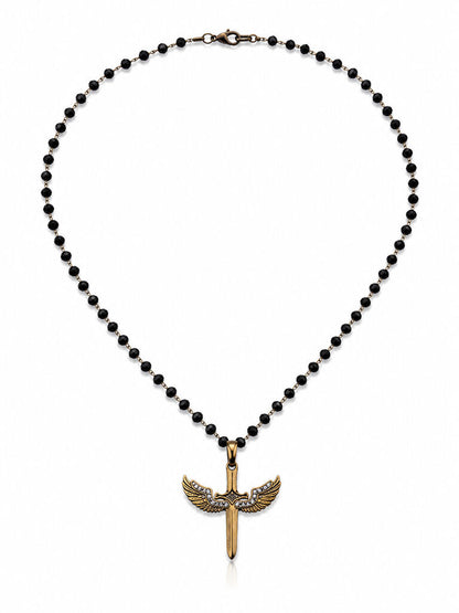 Black Beads Sword Wings
