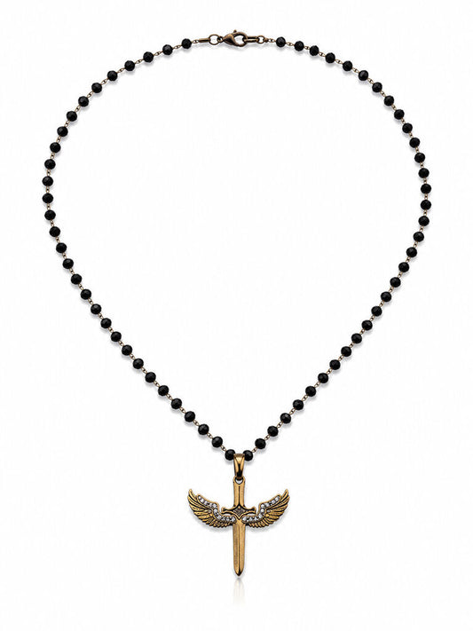 Black Beads Sword Wings