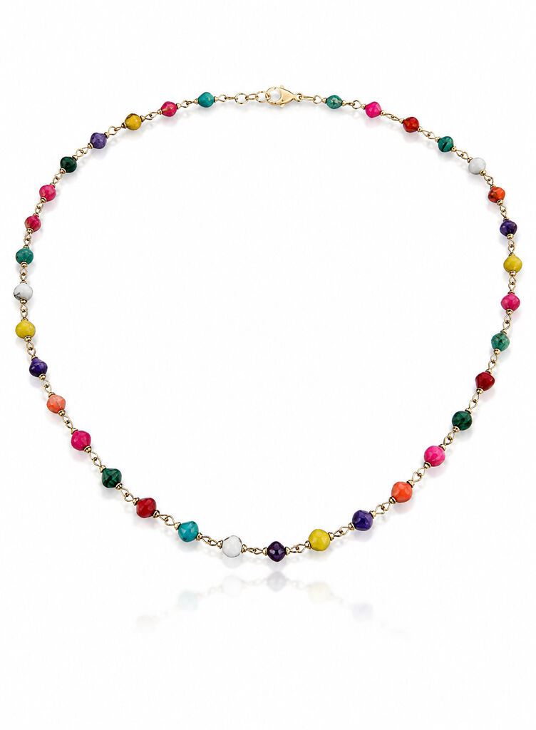 Gold Multicolor Hearts