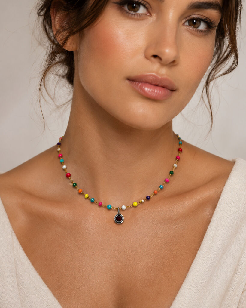 Gold Multicolor Hearts