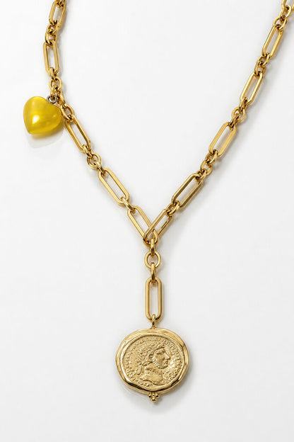 Gold/Yellow Hearts Chain