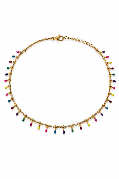 Gold/Multi-Color Chain