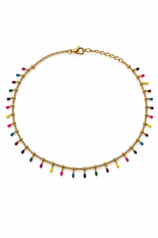 Gold/Multi-Color Chain