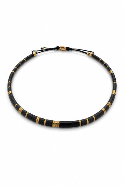 Black/Gold Necklace