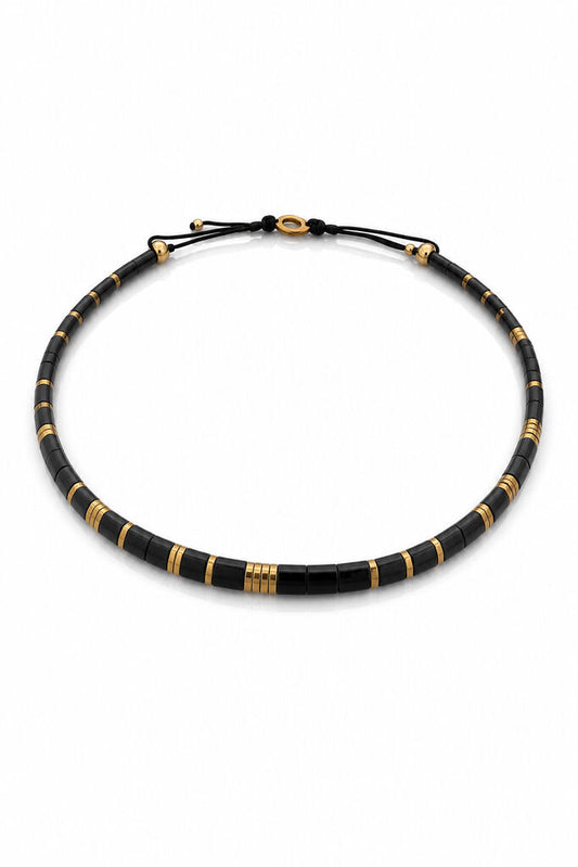 Black/Gold Necklace
