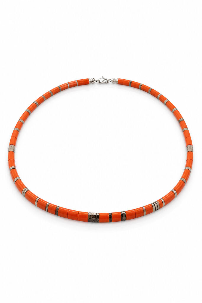 Orange/Gold Necklace