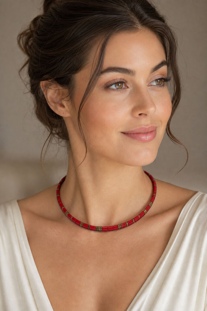 Red/Gold Necklace