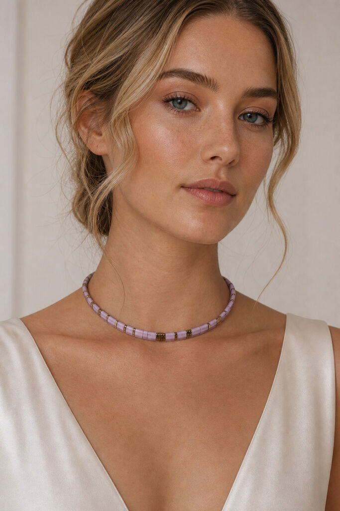 Pink/Gold Necklace